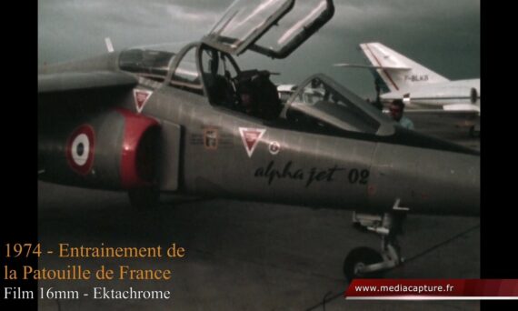 1974 - Entrainement de la Patrouille de France en Alpha Jet-720